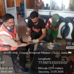 नगर पंचायत चौपाल में HIV एवं काला पीलिया जांच शिविर का आयोजन।