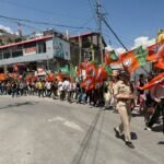 कल्पा में भाजपा की जनाक्रोश रैली, कांग्रेस सरकार से मांगा चार वर्षों के विकास का हिसाब.