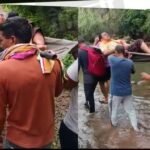 वाहन योग्य पुल न होने से घायल को पालकी का सहारा। जोगिंदरनगर के दरोब गांव की बदहाल व्यवस्था उजागर, एंबुलेंस गांव तक नहीं पहुंच सकी।